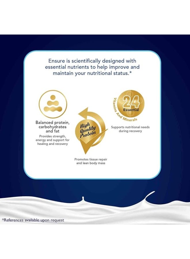 انشور حليب مجفف يضمن تغذية كاملة ومتوازنة للبالغين بنكهة الفانيليا 850 غرام (عبوة من قطعتين) - Image 3